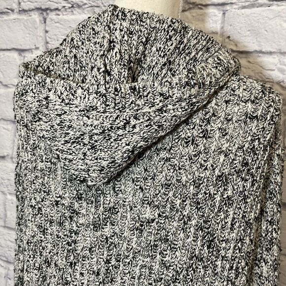 GARAGE Open Front Hooded Knit Cardigan Size Extra Small/Small - Picture 6 of 8